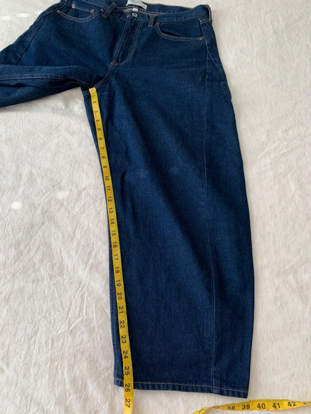 Abercrombie &fitch barrel jeans ankle cropped barrel size 29 - Picture 6 of 16